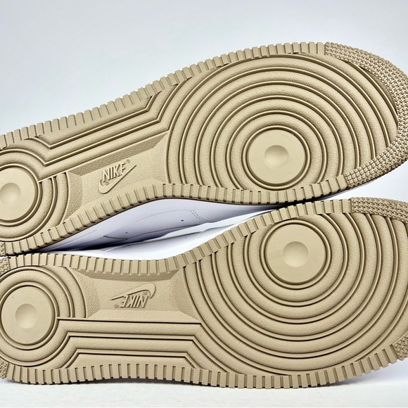 Nike Air Force 1 ‘07 Low White Khaki Men’s Sneakers Size 15 - Picture 8 of 10